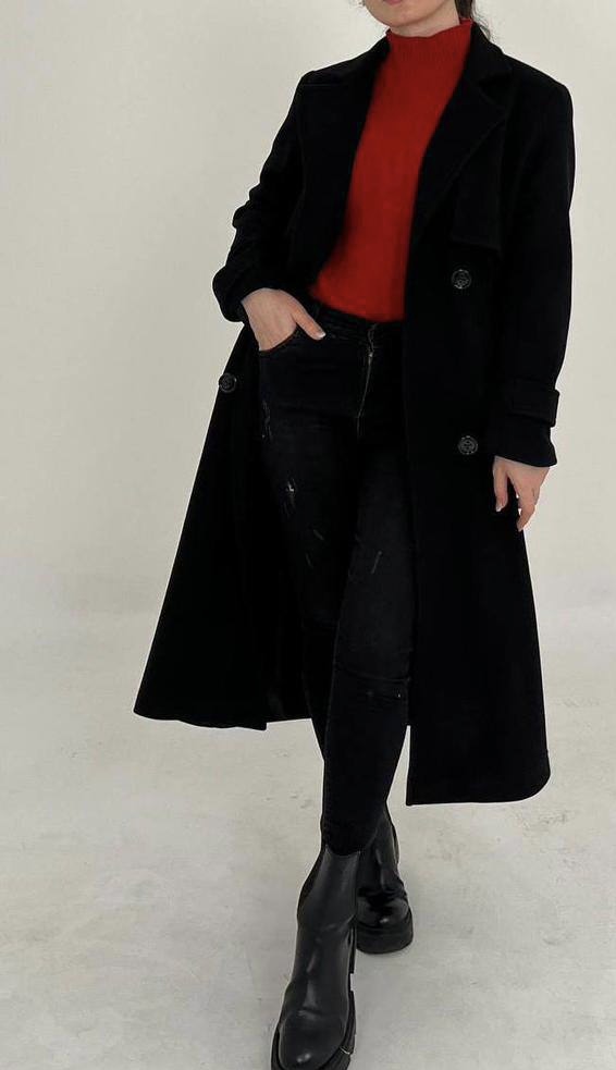 پالتو فوتر کلاسیک مشکی